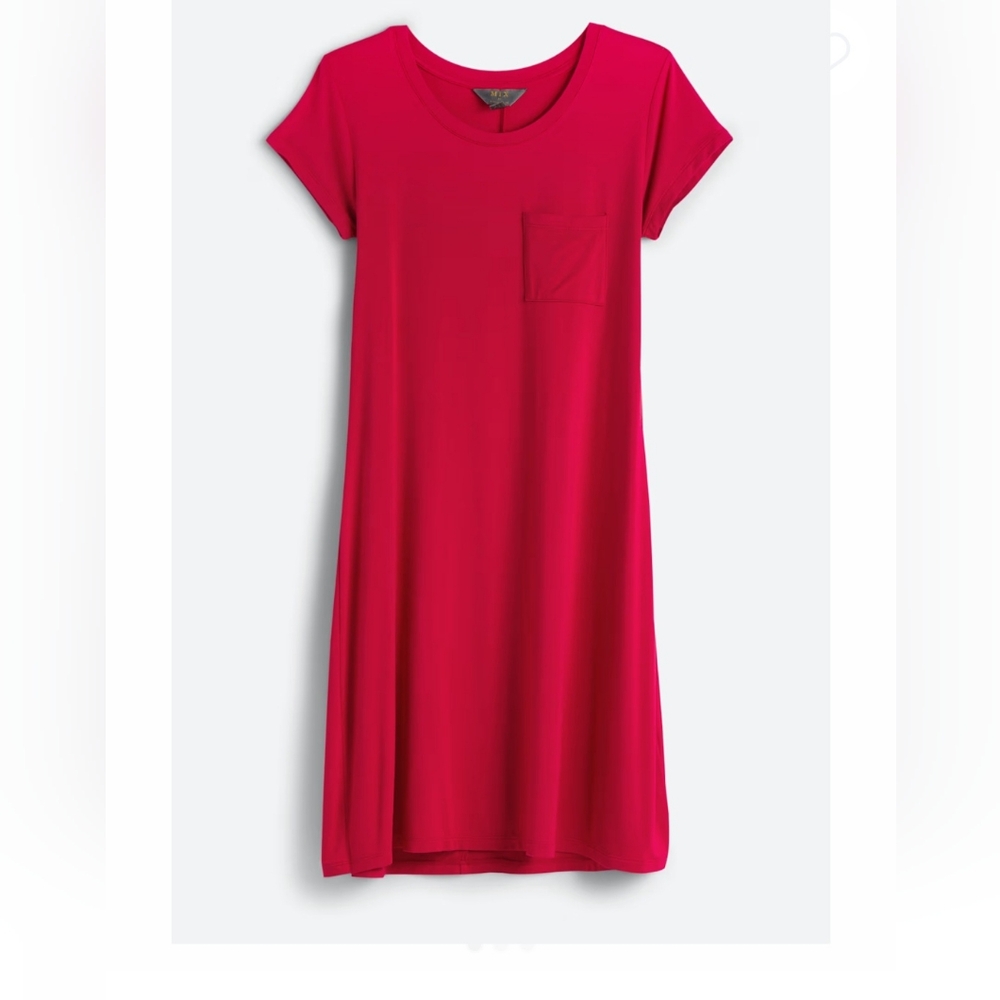 41 Hawthown Alison Casual Red T-Shirt Dress NWT -  Red Dress